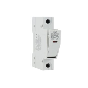 Porta-Fusível DC 1P 10x38 mm 1000 V 32 A para Solar