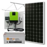kit solar aislada 1200w/dia