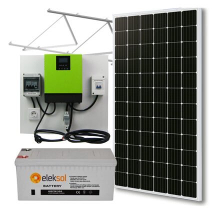 kit solar aislada 1200w/dia