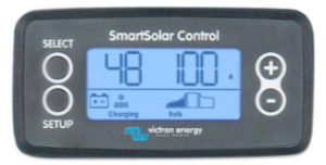 pantalla lcd de regulador de carga smartsolar