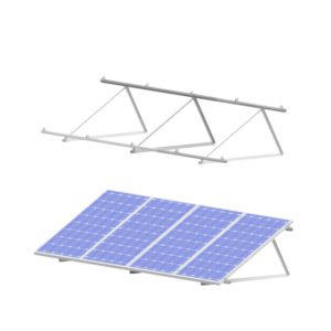estructura inclinada para placas solares