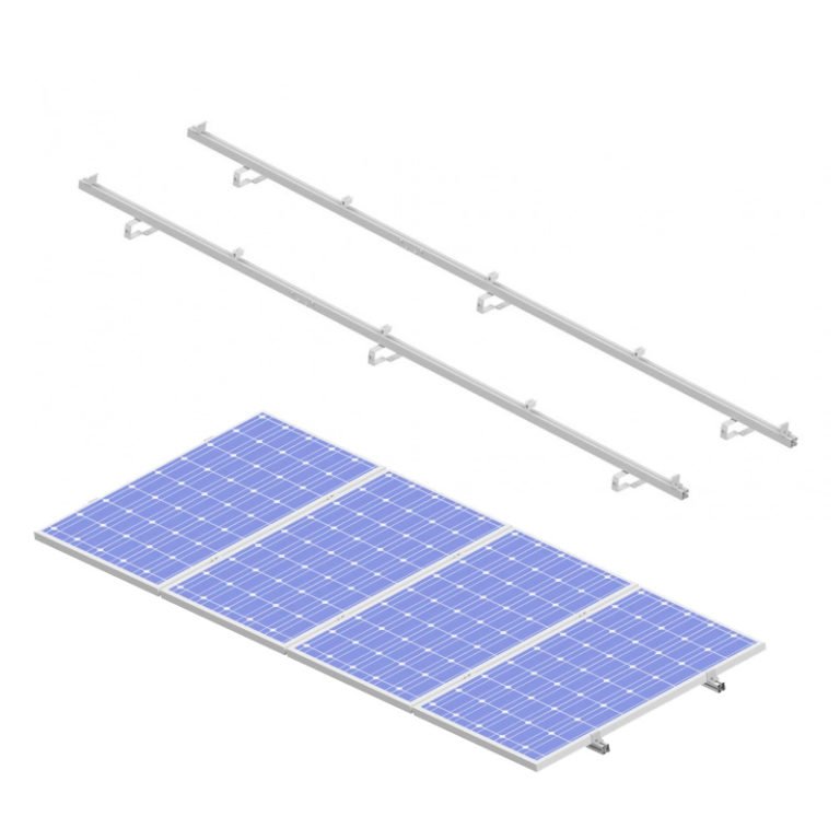 estructura integrada para placa solar