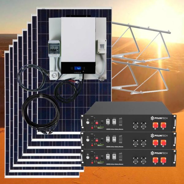Kit solares con baterías de Litio