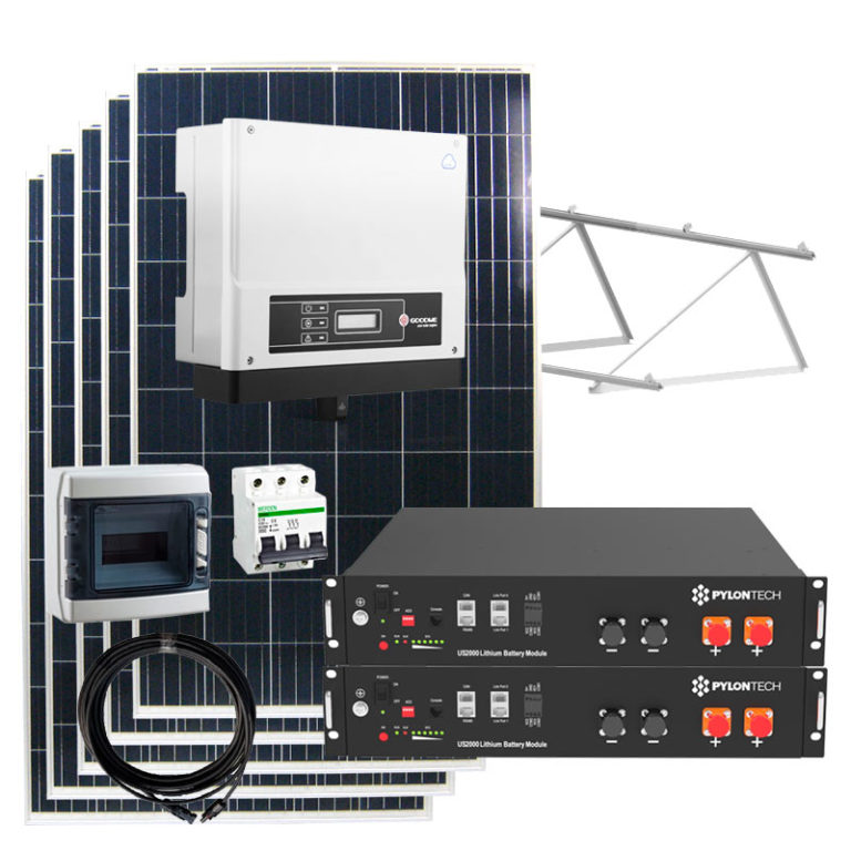 Kit Solar Autoconsumo Con Baterias Litio 48kw N4 Solarbex