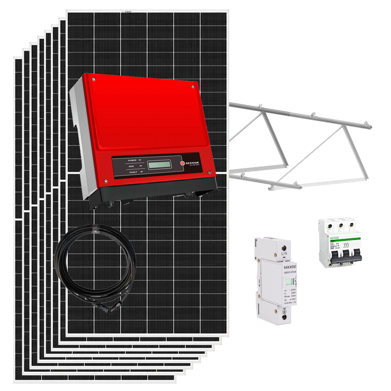 kit solar autoconsumo 3000w