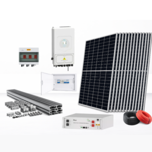 Kit Solar Híbrido 5kW Full Backup Antiapagones con Batería Deye