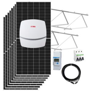 kit paneles solares con conexión a red 3kw