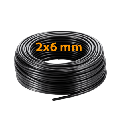15 m de cable 2x6mm con conector MC4 panel solar