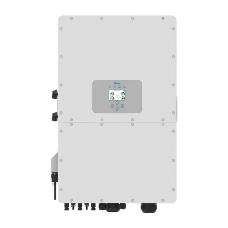 Inversor híbrido Deye 30Kw Trifásico Alto Voltaje Frontal