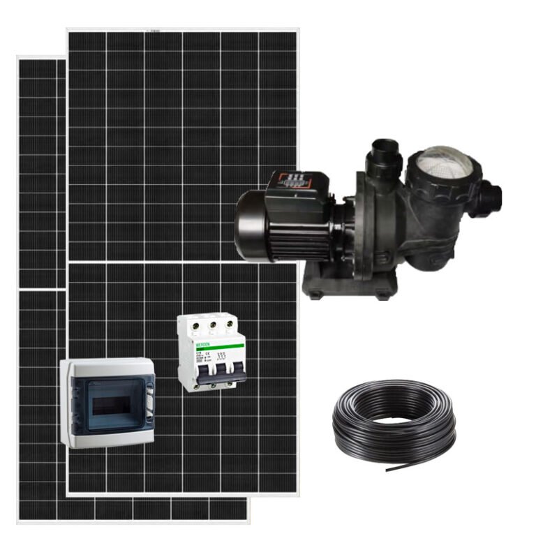 kit bombeo solar depuradora piscinas 16m3