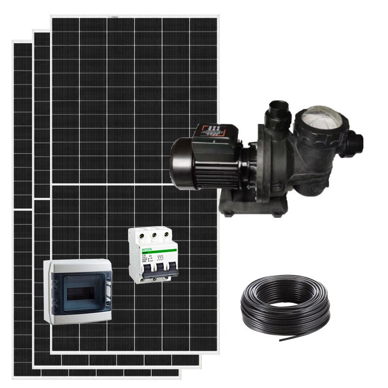 kit bombeo solar depuradora 20m3