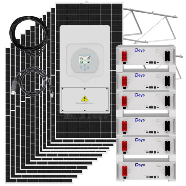 kit solar 12 kw con inversor deye