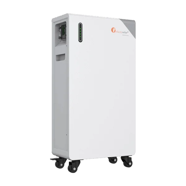 bateria litio felicity 16 kwh 48v lifepo4 vista lateral en perspectiva