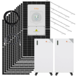 Kit solar Deye 6kW con batería de litio 16kWh para vivienda aislada y autoconsumo