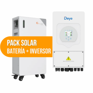 Pack solar con batería de litio Felicity 16kWh e inversor Deye 6kW para autoconsumo