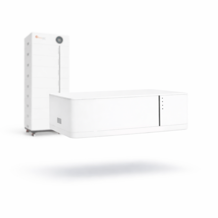 Módulo de ampliación Felicity Solar LUX-X-48100SMG1 5,12 kWh vista frontal, color blanco, para sistemas de baterías solares 48V