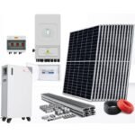 Kit Solar Híbrido 6kW Full Backup Antiapagones con Batería 16kWh (7kWp)
