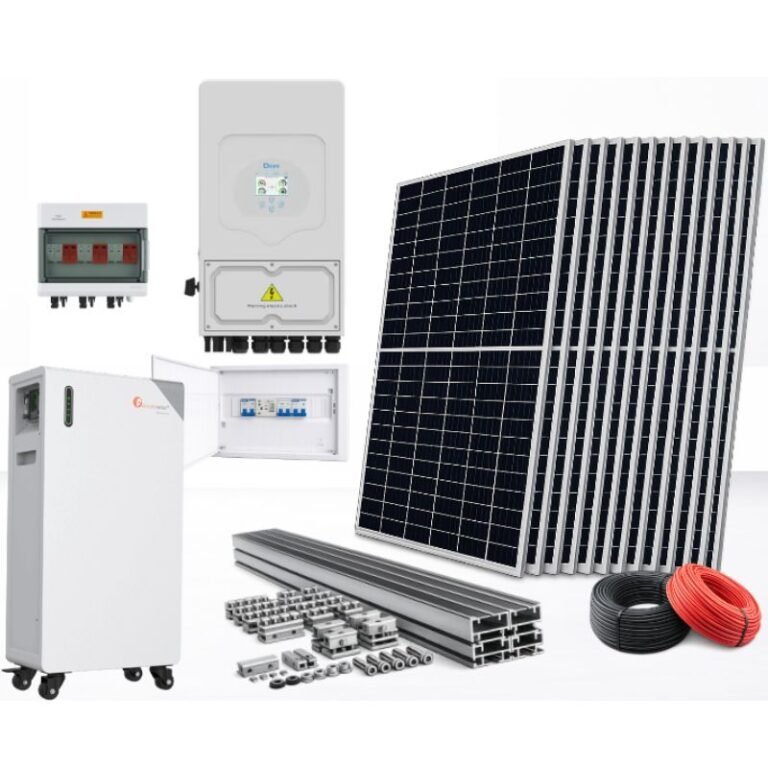 Kit Solar Híbrido 6kW Full Backup Antiapagones con Batería 16kWh (7kWp)