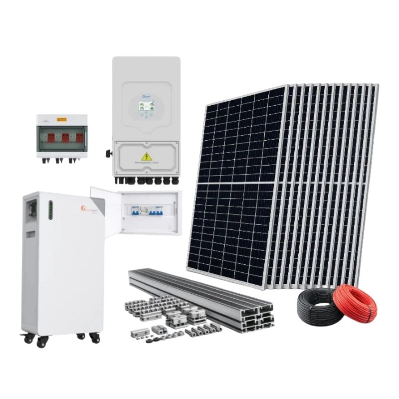Kit Solar Híbrido 6kW Full Backup Antiapagones con Batería 16kWh (7kWp)