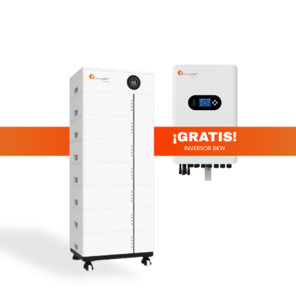 Pack batería solar Felicity LUX-X 40,96 kWh con inversor híbrido monofásico de 8 kW de regalo