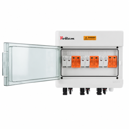 Cuadro de protección FV 500Vdc 3 In 3 Out con protección IP65