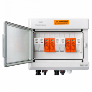 frontal Cuadro de Protección FV – 1000Vdc 2 In 2 Out 1000V