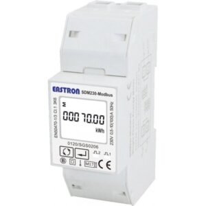 Medidor de energía EASTRON SDM230 Modbus monofásico para carril DIN