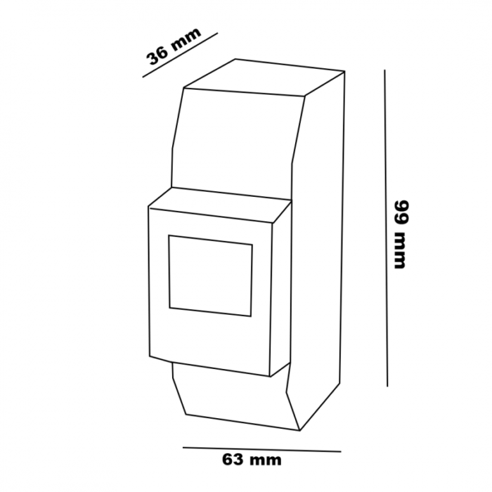 Vatímetro Eastron SDM230 Modbus Monofásico - Imagen 2