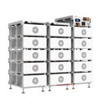 Batería LiFePO4 industrial 80 160 240 kWh con monitorización remota y pantalla táctil