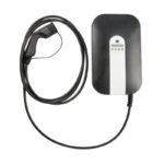 Cargador Policharger NW-T23F T2 trifásico de 22 kW con cable integrado.