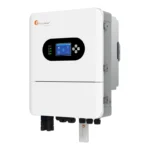 Inversor híbrido Felicity Solar IVGM6KLP1G2 de 6 kW visto de frente.