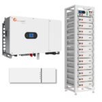 Kit Felicity con inversor híbrido trifásico IVGM50KHP3G2 y rack batería HV 61,44 kWh