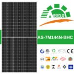 Panel N-Type Bifacial Amerisolar 144c 600Wp - AS-7M144N-BHC-600W - SuriaEnergy
