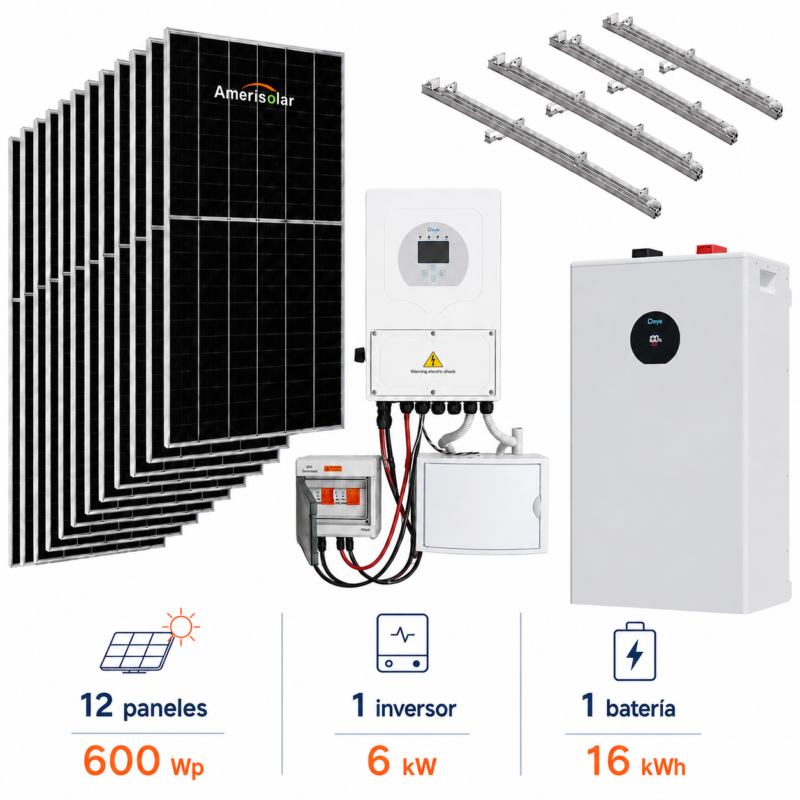 KIT DEYE 16K 600