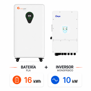 PACK DEYE 10K MONO FLA 16KWH