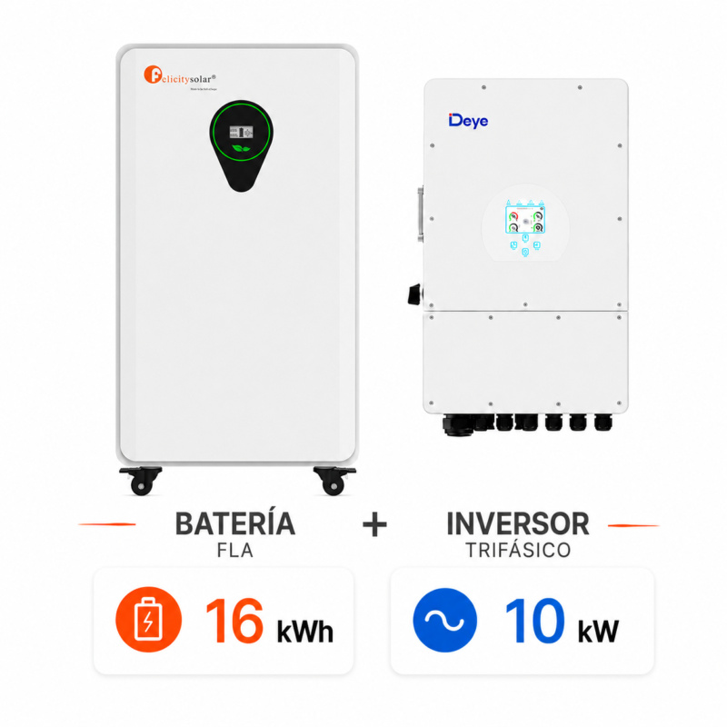 PACK DEYE 10K TRIF FLA 16KWH
