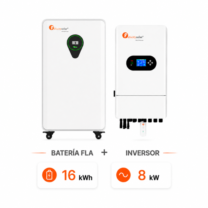Pack Inversor Felicity 8 kW + Batería Felicity FLA 16 kWh - Imagen 1