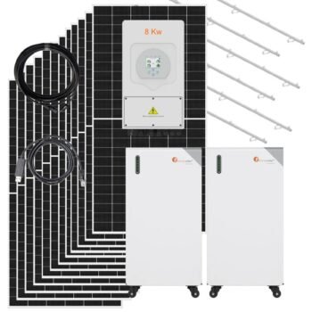 Kit Solar Litio con inversor 8Kw Deye y batería Felicity 16Kw-N10
