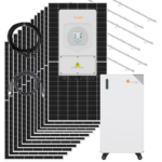 Kit Solar 11600Wp 10kW Trifásico + Bateria 16kWh