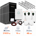 Kit solar 36 paneles 16kwh