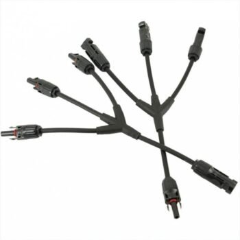 Cable Conector MC4 3 a 1 Flexible para Cable 4-6 mm²
