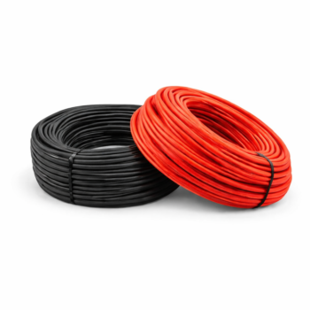 60 m de cable solar rojo 6 mm² con MC4 y 15 m de cable solar negro 6 mm² con MC4