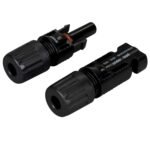 Par de Conectores MC4 Macho e Fêmea para Painéis Solares