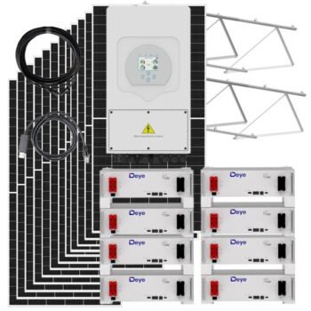 Kit Solar casa aislada 16Kw Monofásico Deye y baterias de Litio-N15