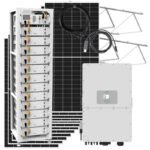 Kit Solar 62640Wp 50kW Trifásico + Bateria 61,44kWh