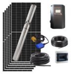 Kit de pompage solaire immergé jusqu’à 200 m et débit 10.000 L/h