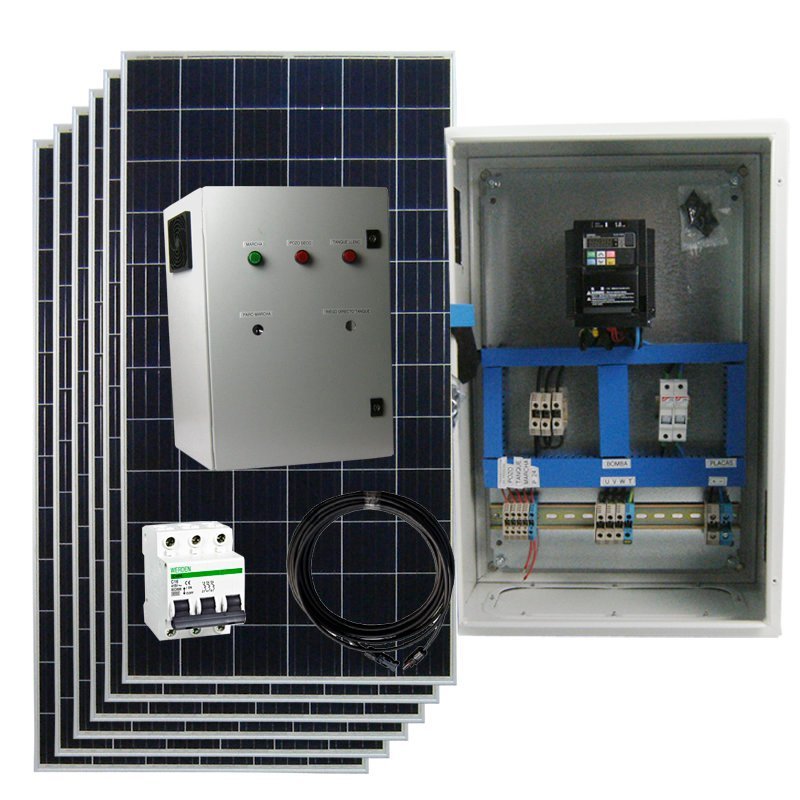 Kit de pompage solaire pour pompes triphasées jusqu’à 2 CV 220 V