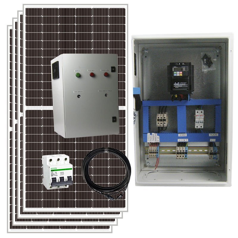 Kit de pompage solaire pour pompes triphasées de 7,5 CV